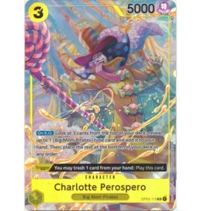 (TCG) – Charlotte Perospero – (Alternate Art) – Super Rare – OP03-113 (TCG) – Charlotte Perospero – (Alternate Art) – Super Rare – OP03-113