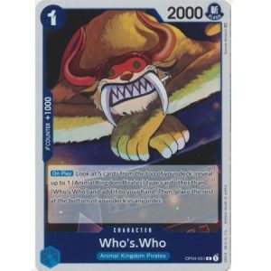 (TCG) – Who’s Who – OP04-051