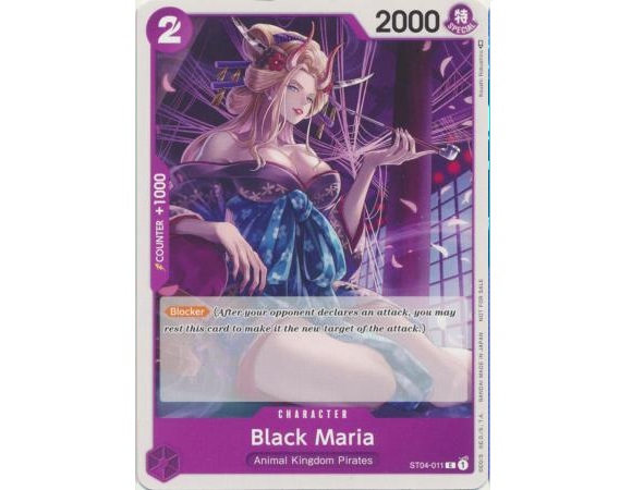(TCG) – Black Maria – Promo Promo (Tournament Pack Vol. 2) – ST04-011 (TCG) – Black Maria – Promo Promo (Tournament Pack Vol. 2) – ST04-011