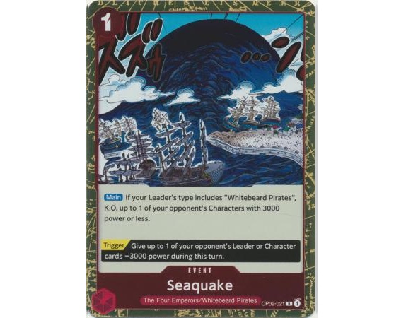 (TCG) – Seaquake – OP02-021 (TCG) – Seaquake – OP02-021
