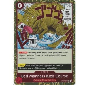 (TCG) – Bad Manners Kick Course – OP04-016