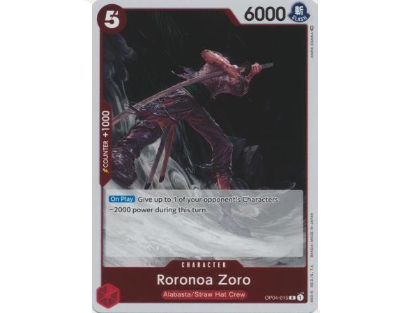 (TCG) – Roronoa Zoro – OP04-015 (TCG) – Roronoa Zoro – OP04-015