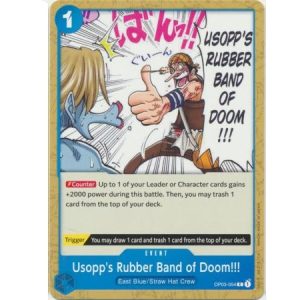 (TCG) – Usopps Rubber Band of Doom – OP03-054
