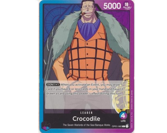 (TCG) – Crocodile – OP01-062 (TCG) – Crocodile – OP01-062