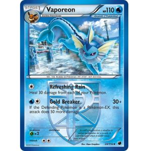(TCG) – Vaporeon – 20/116