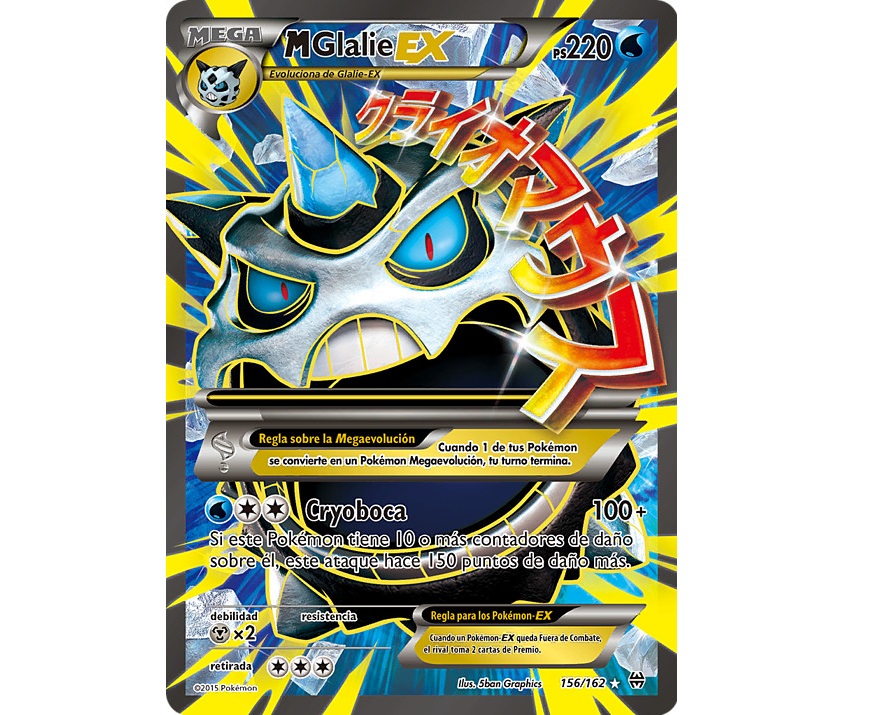 (TCG) – M Glalie EX – 156/162 – ESP (TCG) – M Glalie EX – 156/162 – ESP