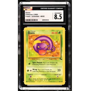 (TCG) – Ekans – 46/62 – CGC (8.5)