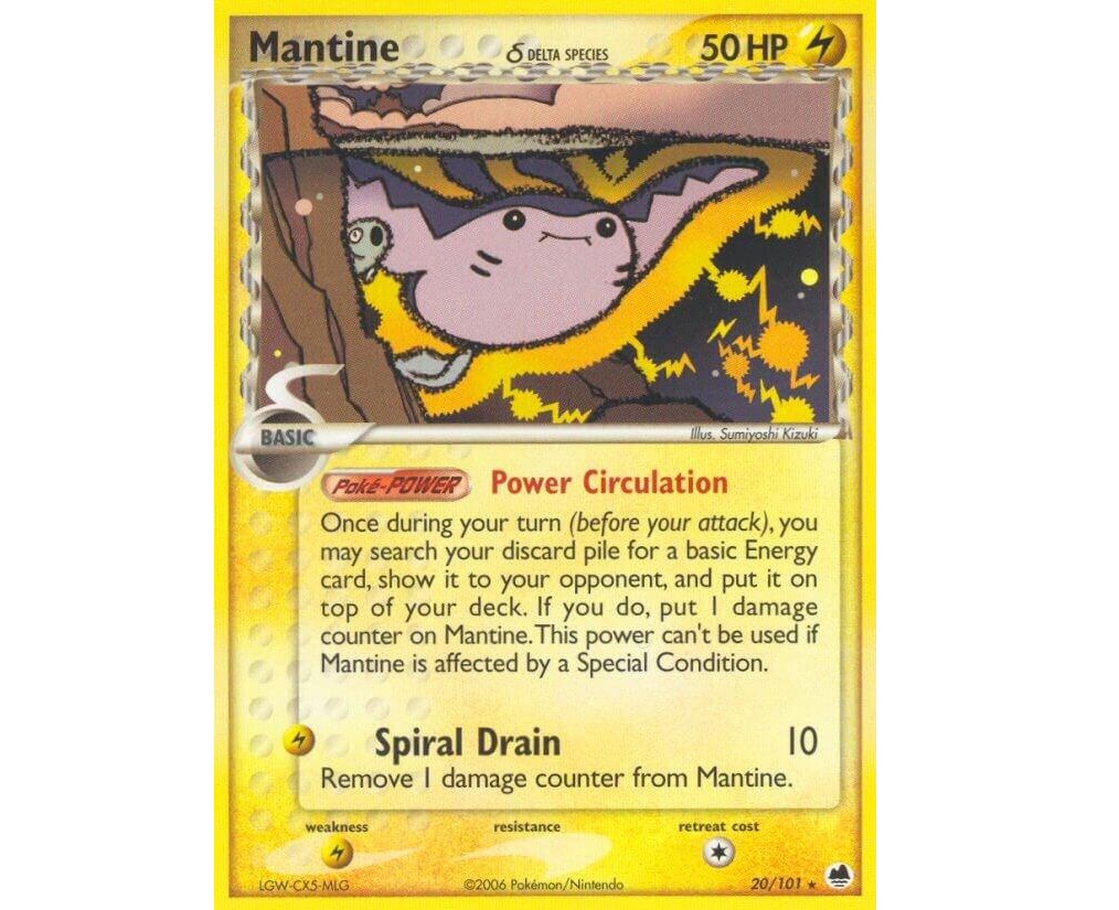 (TCG) – Mantine (Delta Species) – 20/101 (TCG) – Mantine (Delta Species) – 20/101