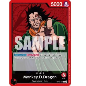(TCG) – Monkey.D.Dragon – OP07-001