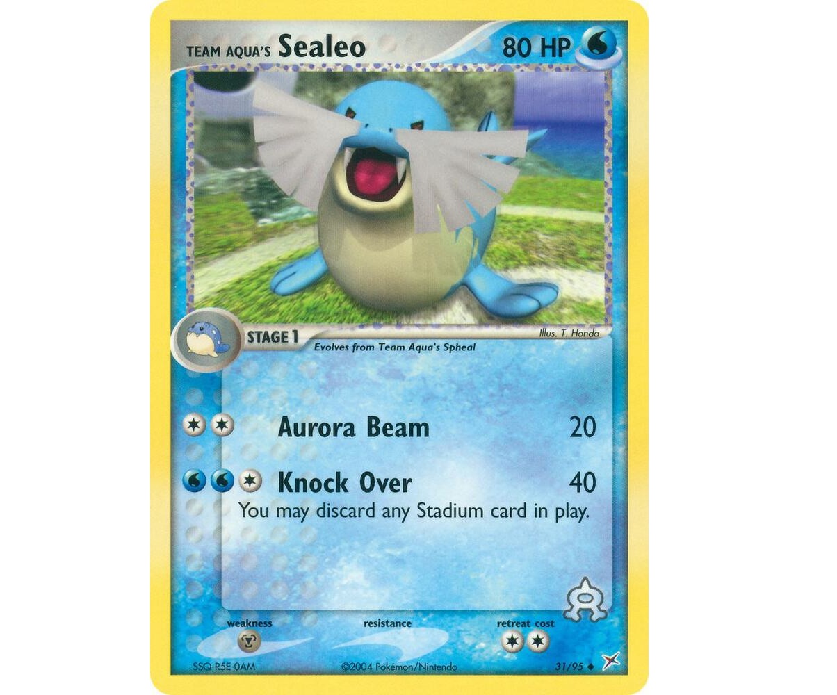 (TCG) – Team Aqua’s Sealeo – 31/95 (TCG) – Team Aqua’s Sealeo – 31/95