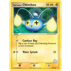 (TCG) – Team Aqua’s Chinchou – 49/95