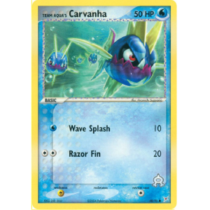 (TCG) – Team Aqua’s Carvanha – 48/95