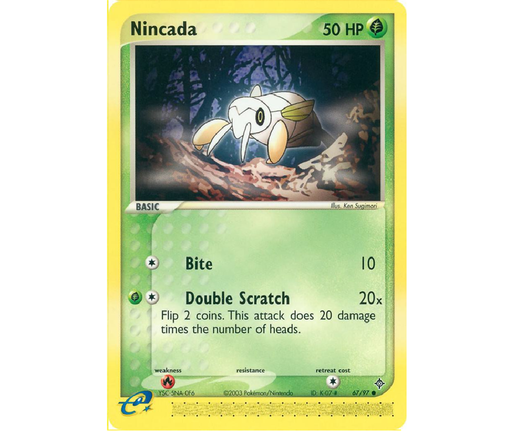 (TCG) – Nincada – 67/97 (TCG) – Nincada – 67/97