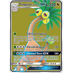 (TCG) – Exeggutor de Alola GX – 107/111 – ESP