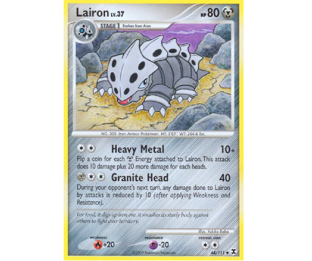 (TCG) – Lairon LV.37 – 44/111 (TCG) – Lairon LV.37 – 44/111