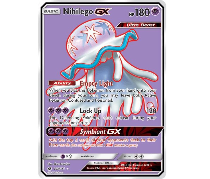 (TCG) – Nihilego GX – 103/111 (TCG) – Nihilego GX – 103/111