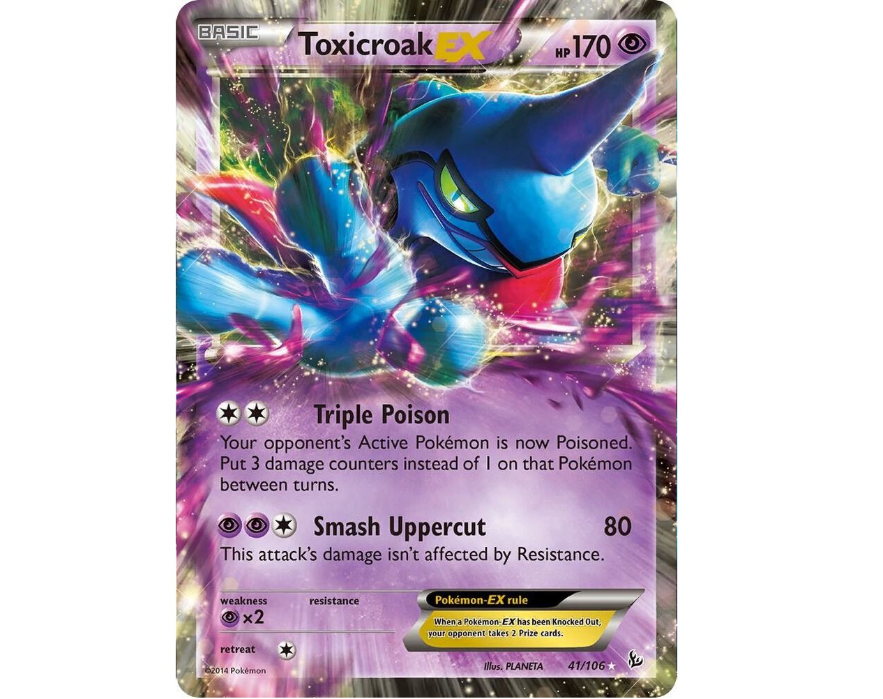 (TCG) – Toxicroak EX – 41/106 (TCG) – Toxicroak EX – 41/106