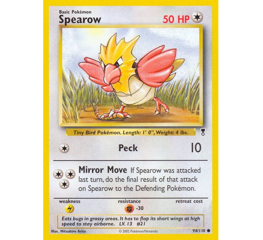 (TCG) – Spearow – 94/110 (TCG) – Spearow – 94/110
