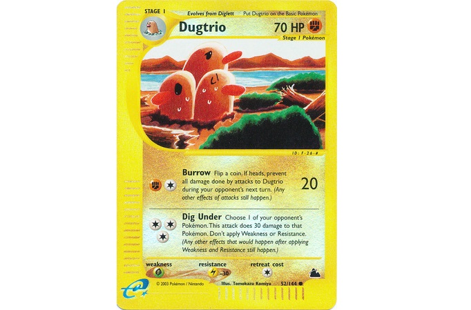 (TCG) – Dugtrio – 52/144 (TCG) – Dugtrio – 52/144