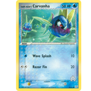 (TCG) – Team Aqua’s Carvanha – 48/95