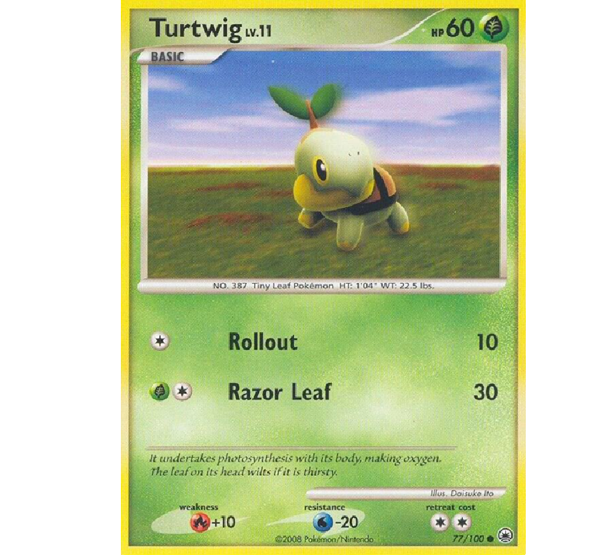 (TCG) – Turtwig Lv.11 – 77/100 (TCG) – Turtwig Lv.11 – 77/100