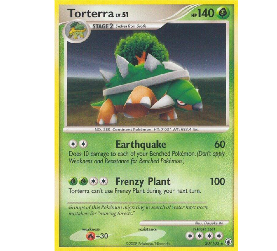 (TCG) – Torterra Lv.51 – 30/100 (TCG) – Torterra Lv.51 – 30/100