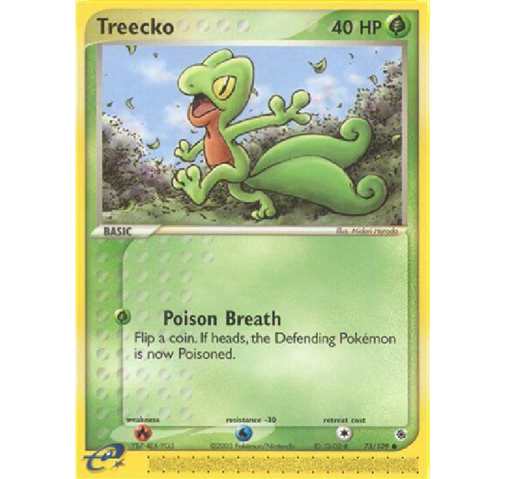 (TCG) – Treecko – 75/109 (TCG) – Treecko – 75/109