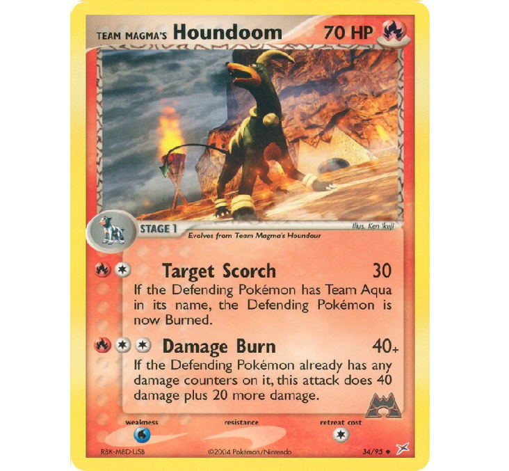(TCG) – Team Magma’s Houndoom – 34/95 (TCG) – Team Magma’s Houndoom – 34/95