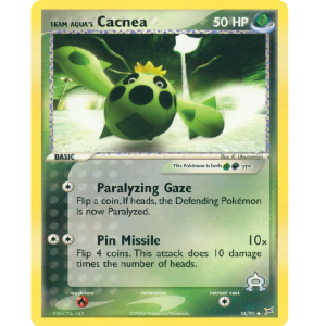 (TCG) – Team Aqua’s Cacnea – 24/95