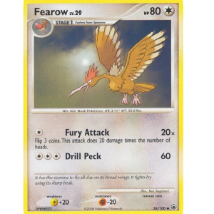 (TCG) – Fearow Lv.29 – 36/100