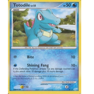 (TCG) – Totodile Lv.15 – 8/12