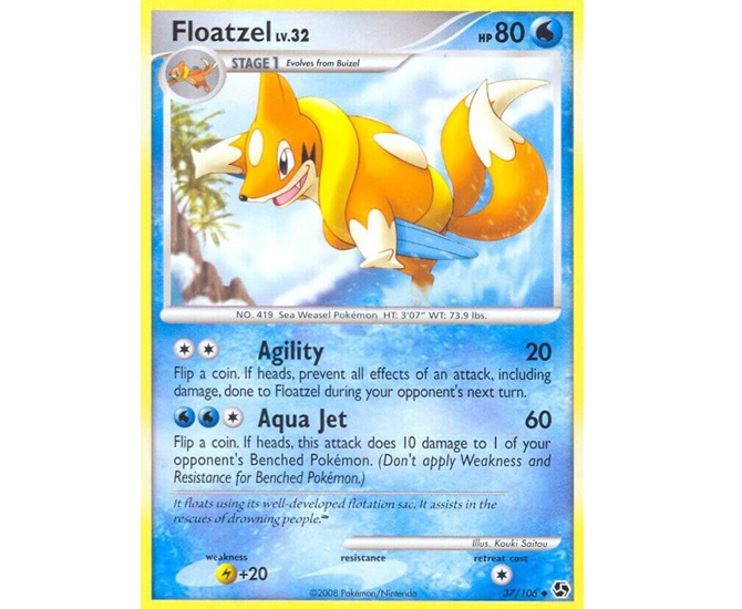 (TCG) – Floatzel – 37/106 (TCG) – Floatzel – 37/106