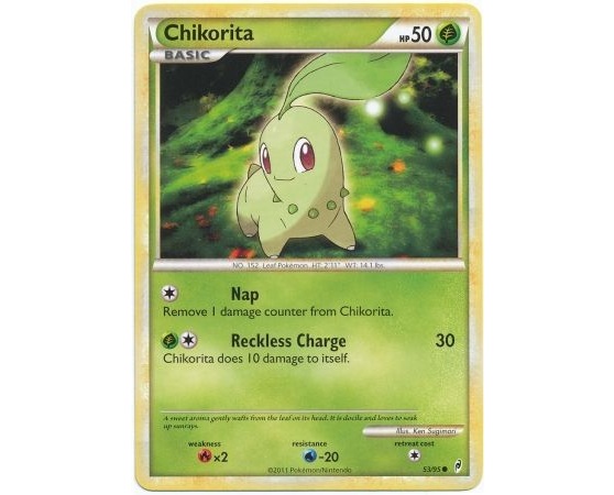 (TCG) – Chikorita – 53/95 (TCG) – Chikorita – 53/95