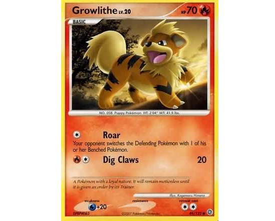 (TCG) – Growlithe – 89/132 (TCG) – Growlithe – 89/132
