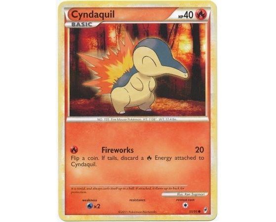 (TCG) – Cyndaquil – 55/95 (TCG) – Cyndaquil – 55/95