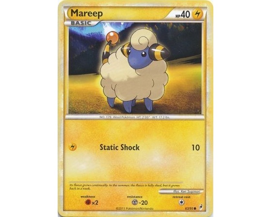 (TCG) – Mareep – 63/95 (TCG) – Mareep – 63/95