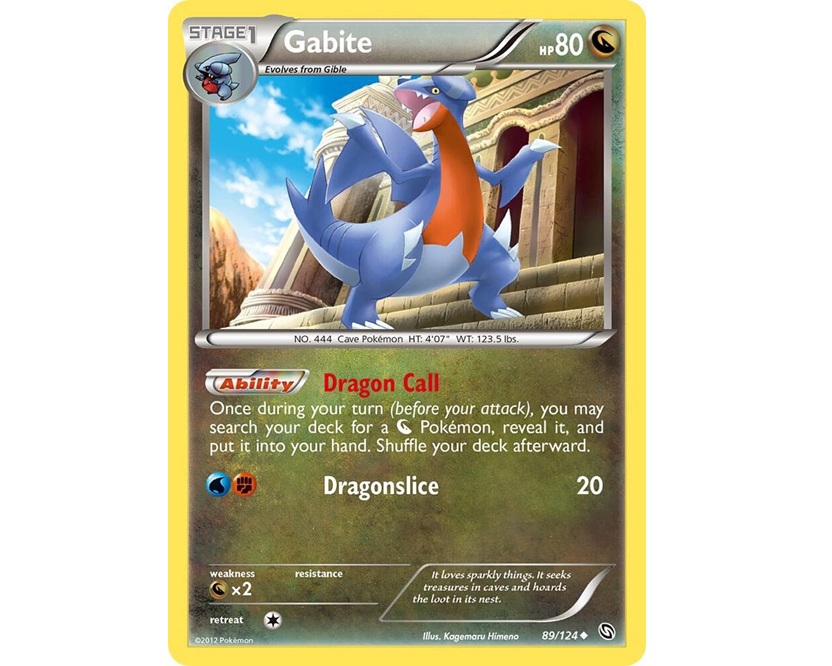(TCG) – Gabite – 89/124 (TCG) – Gabite – 89/124