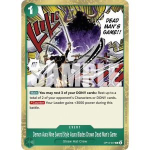 (TCG) – Demon Aura Nine Sword Style Asura Blades Drawn Dead Man’s Game – OP12-037