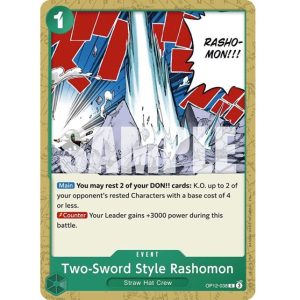(TCG) – Two-Sword Style Rashomon – OP12-038